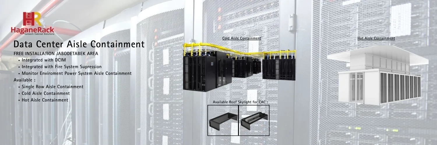 banner haganerack data center containment aisle