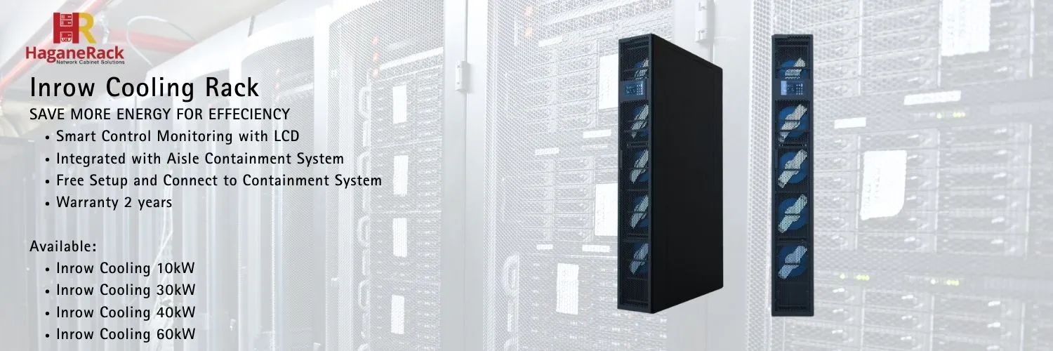 banner produk inrow cooling dari hagane rack