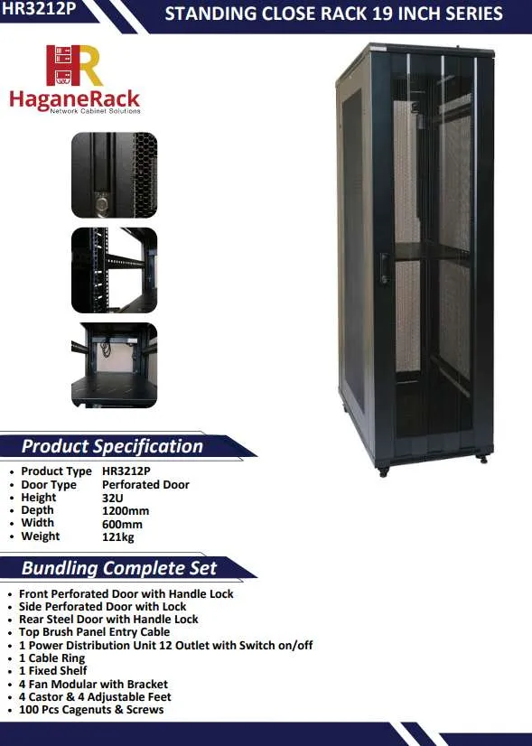 Rak Server 32U Haganerack HR3212P