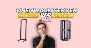 perbandingan produk haganerack Open Rack Standard vs Open Rack Data Center
