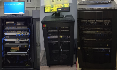 Pemasangan Rak Server 22U Haganerack HR226P & HR229P di SPBU VIVO.