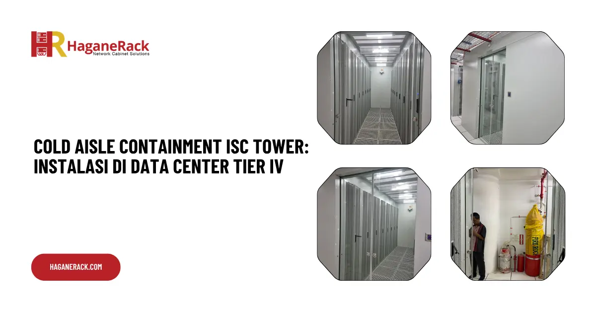 feature image article: Cold Aisle Containment ISC Tower Instalasi di Data Center Tier IV