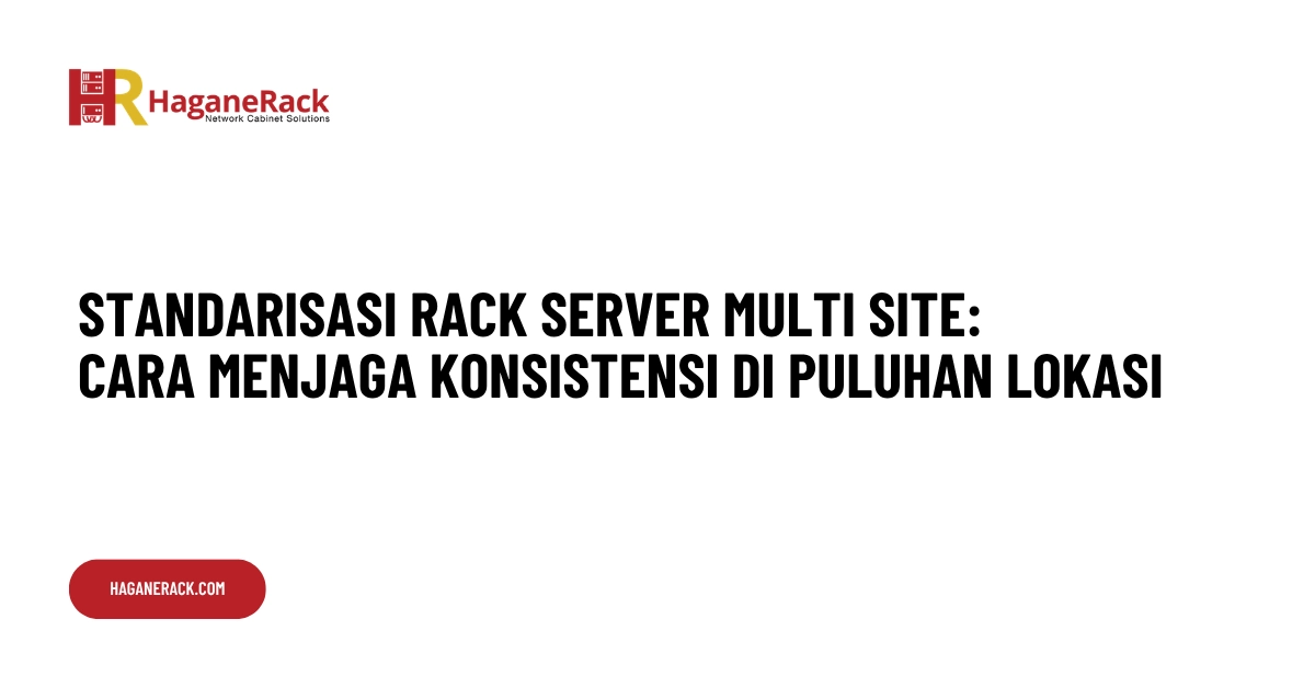 Standarisasi Rack Server Multi Site Cara Menjaga Konsistensi di Puluhan Lokasi